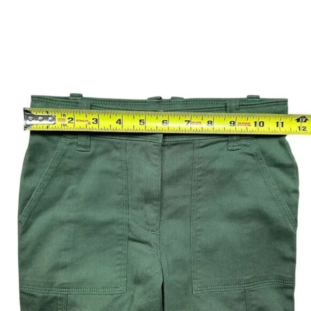 J. Crew Crewcuts Girls' Cargo Pants Green Size 6 Stretch‎ Chino Casual Utility